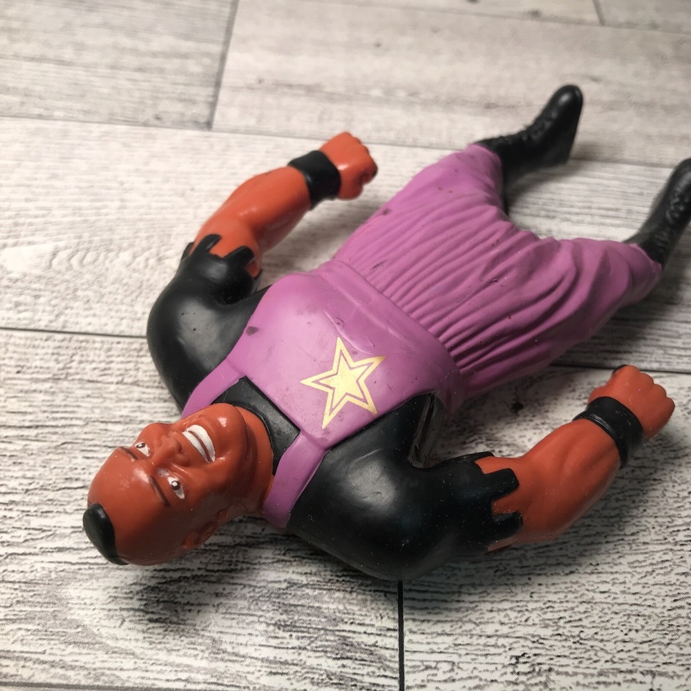 Bend-ems Toy Wrestling Action Figure 1995 Titan WWF Mabel Viscera Bid Daddy - Picture 4 of 9